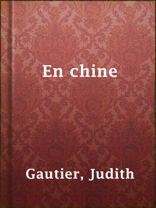 Cover image for En chine